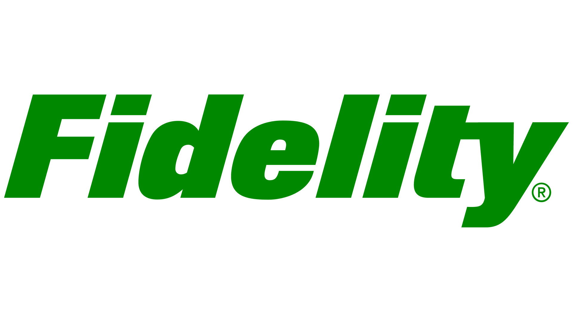 Fidelity logo in green text on white background.