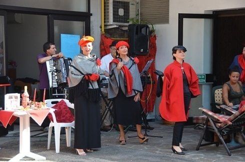 Esibizione durante attività ricreative