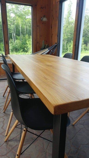 table en bois terrebonne