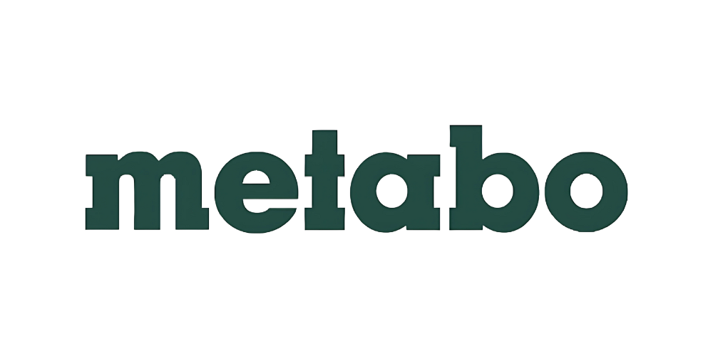 The Metabo logo in dark green text on a white background.