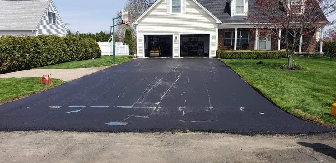 finished driveway replacement