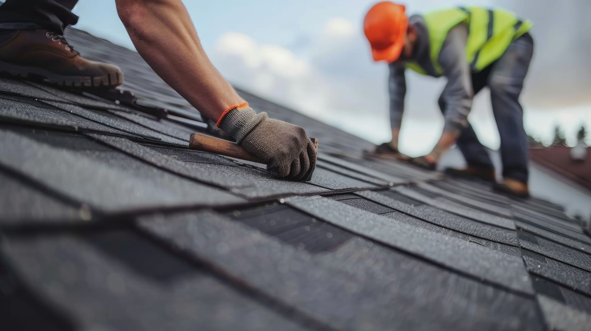 Expert team providing high-quality roofing services for a new roof construction project. Expert team providing high-quality roofing services for a new roof construction project.