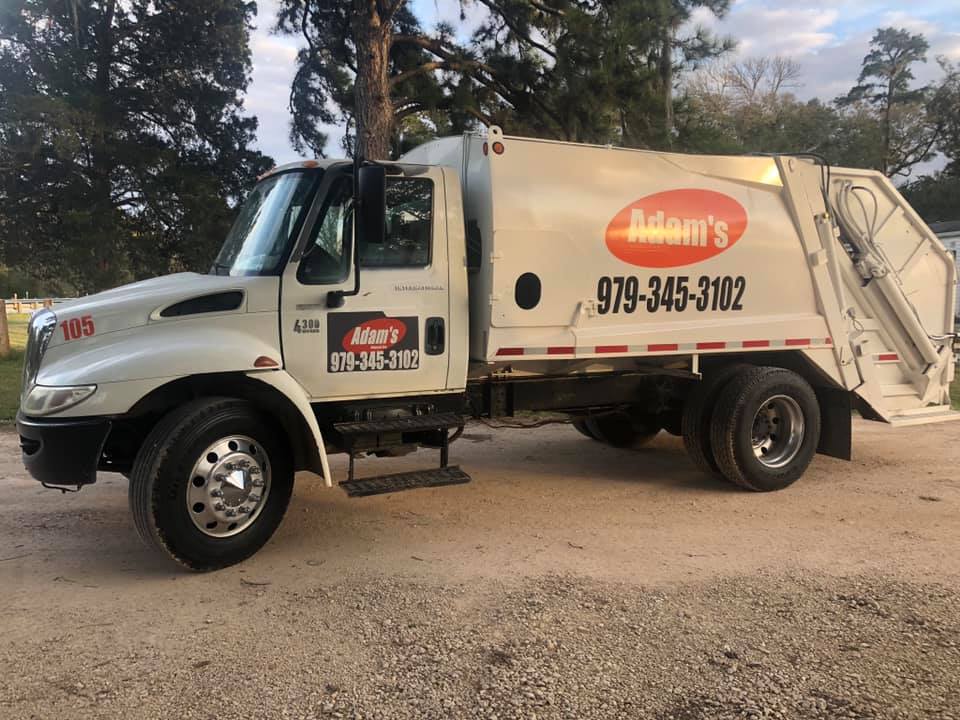 Garbage Affordable Pickup — Sweeny, TX — Adams Disposal