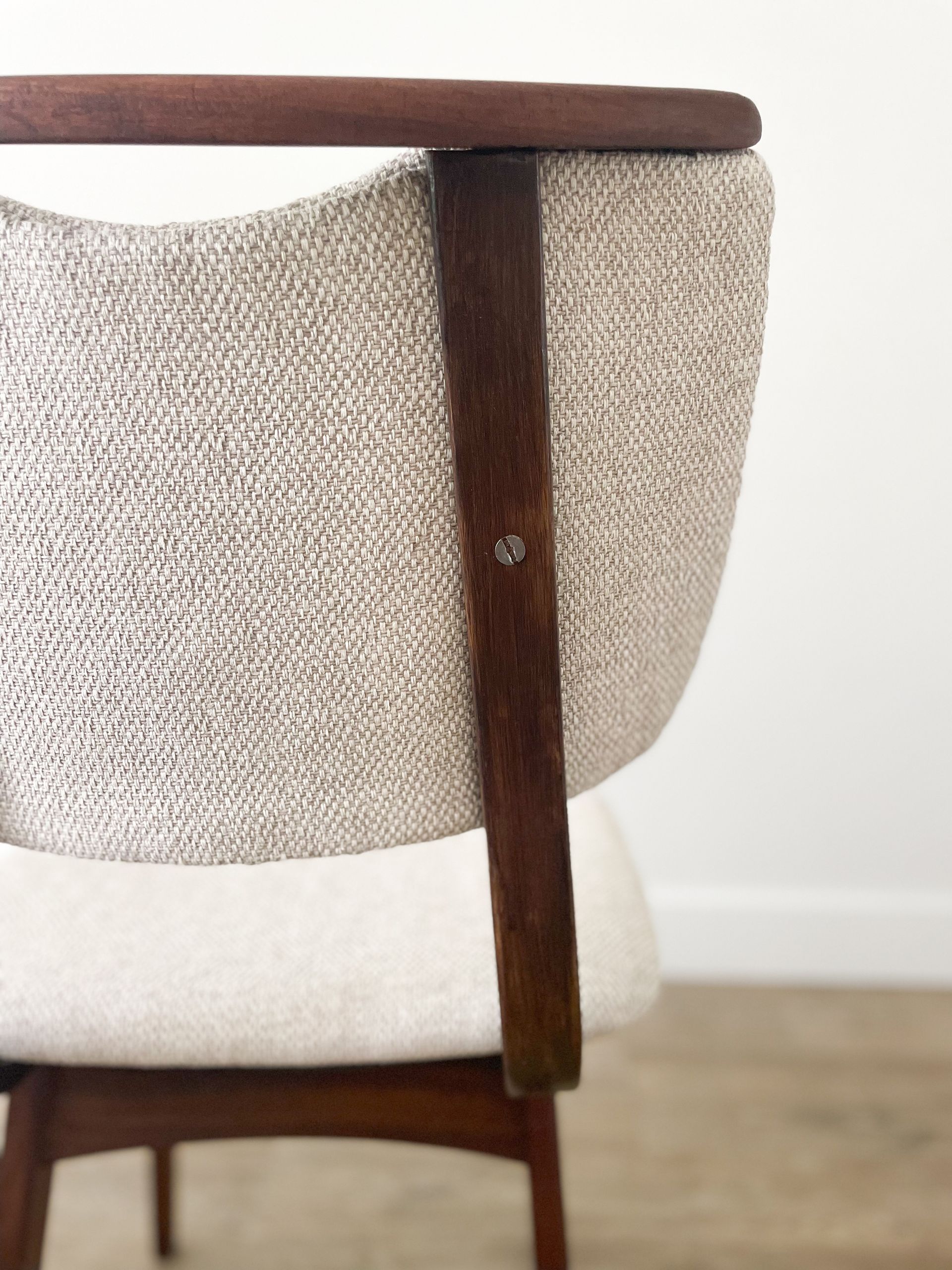 Set eetkamerstoelen | 4 pc | gerestaureerd en herstoffeerd