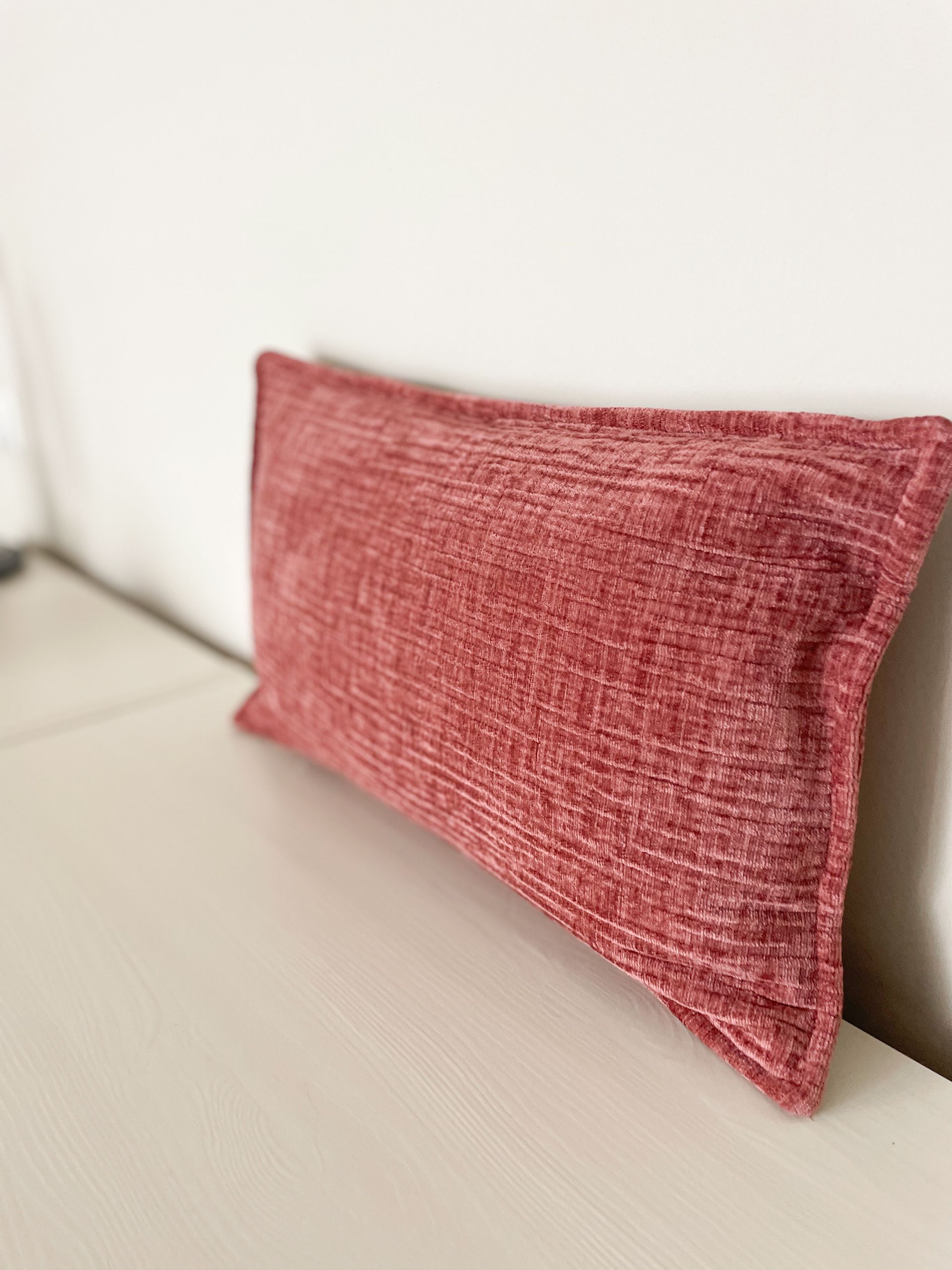 Kussen | roze | wave structuur