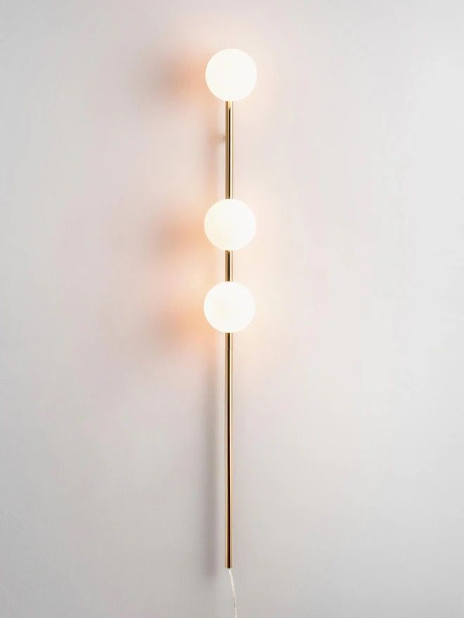 Wandlamp Bar - messing