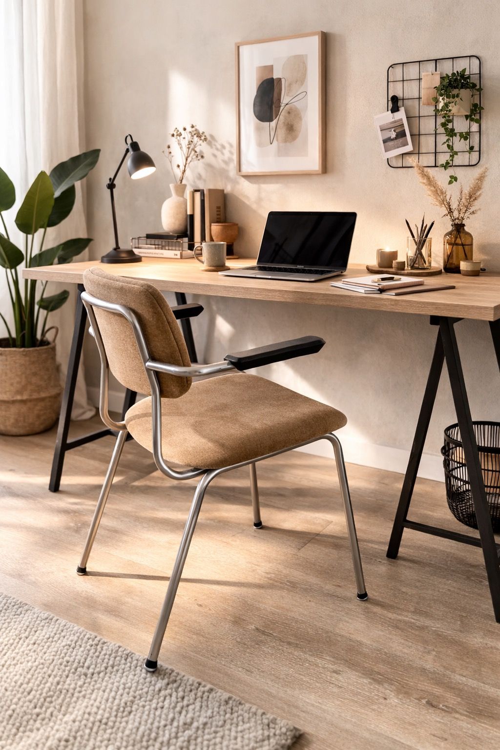 Gispen buisframe stoel - opnieuw gestoffeerd