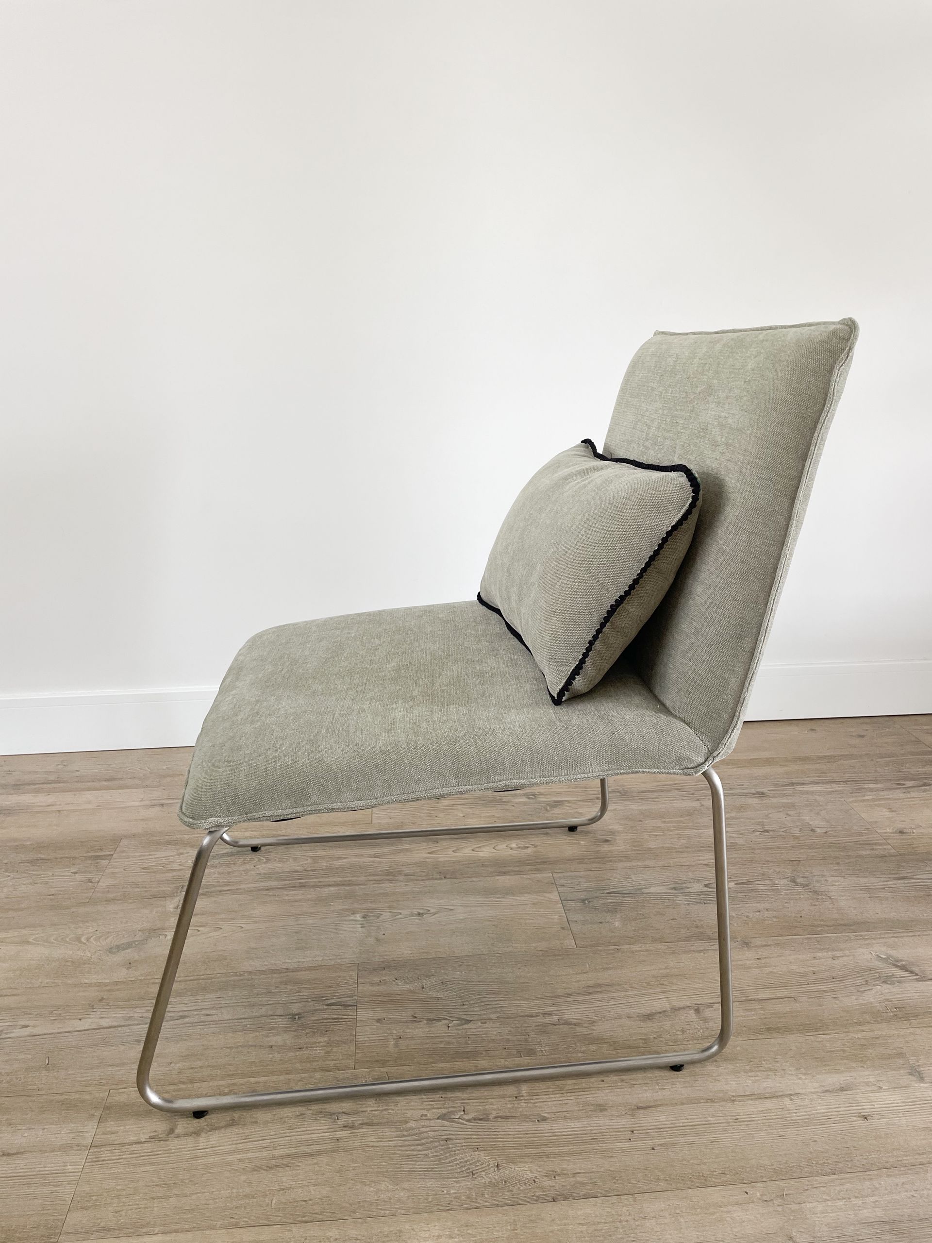 Fauteuil herstoffeerd | groen | incl. kussen