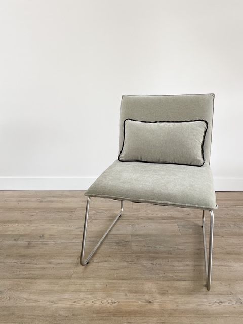 Fauteuil herstoffeerd | groen | incl. kussen