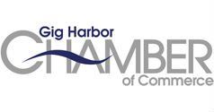 Gig Harbor Chamber of Commerce logo.