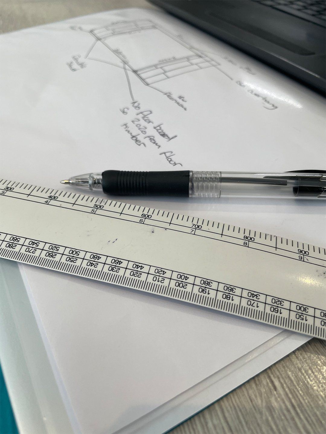 garden room project on paper