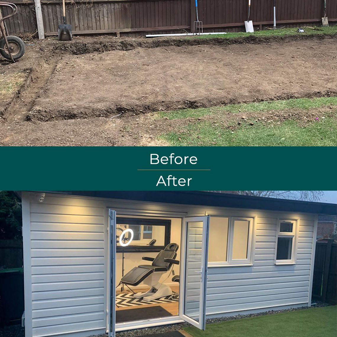 Loughton garden room project