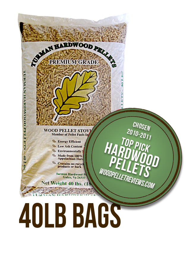 Turman Hardwood Pellets that are sold by Pellets Now