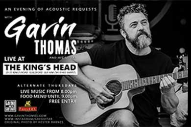 The King's Head, Guildford | Gavin & his Guitar
