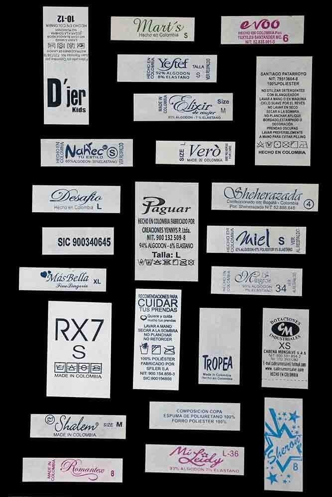MARQUILLAS Y ETIQUETAS MAGAET DE COLOMBIA - estampado