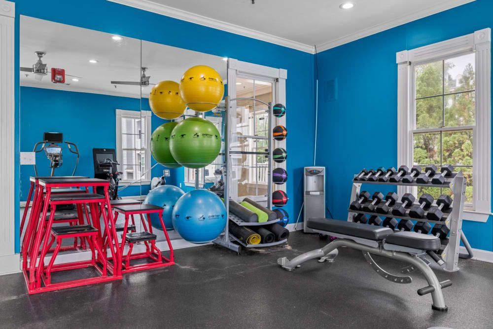 Modern Fitness Center at The Marq at Brookhaven