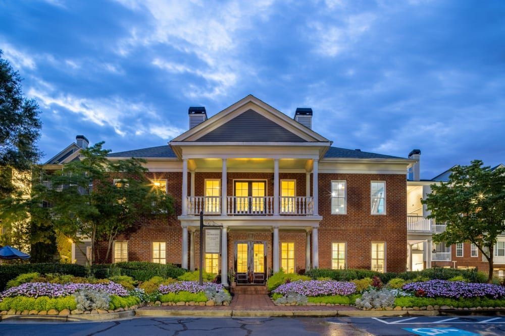 Leasing Office Exterior at The Marq at Brookhaven