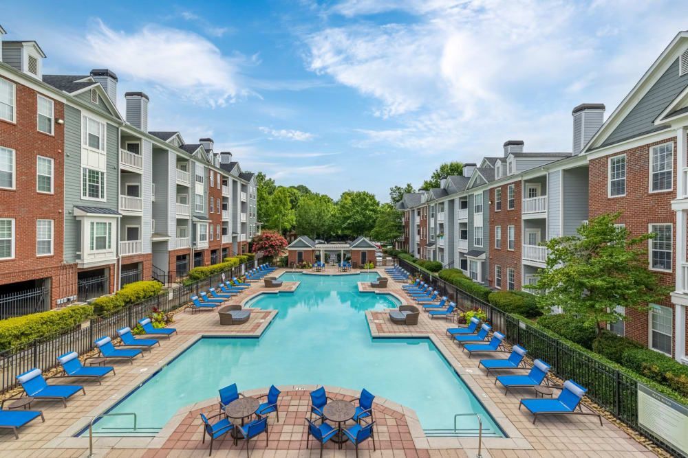 Resort Style Pool at The Marq at Brookhaven