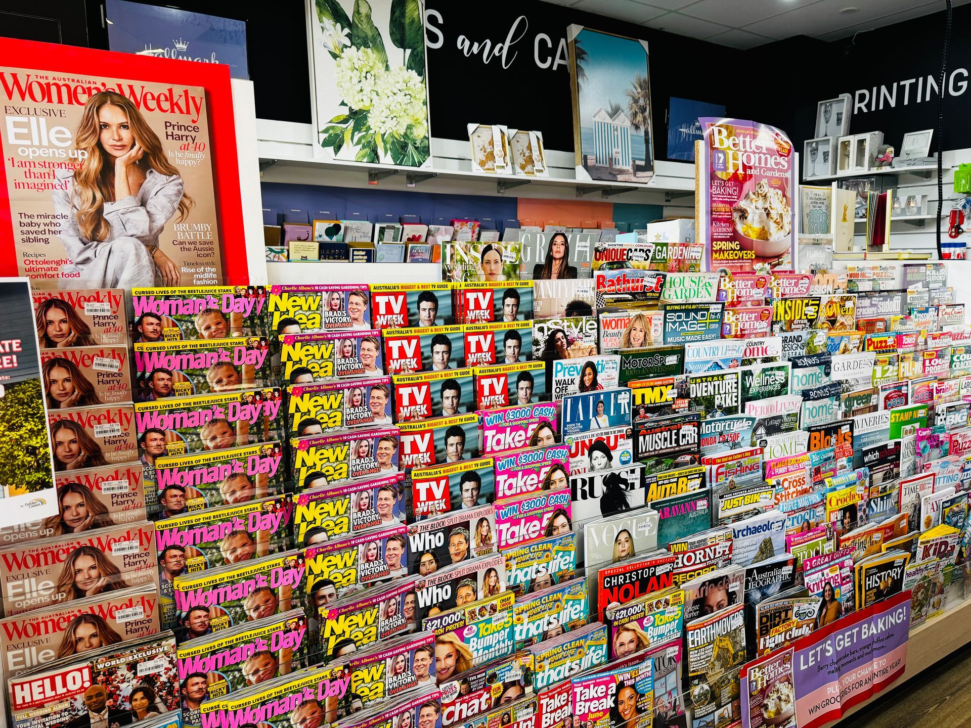 A Store With A Lot Of Shelves And Plants On Them — Yeppoon Central Lotto & News in Yeppoon, QLD