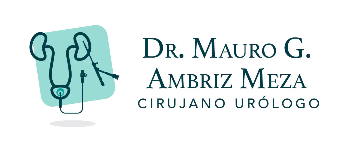 A logo for a doctor named dr. mauro geronimo ambriz meza