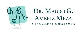 A logo for a doctor named dr. mauro geronimo ambriz meza