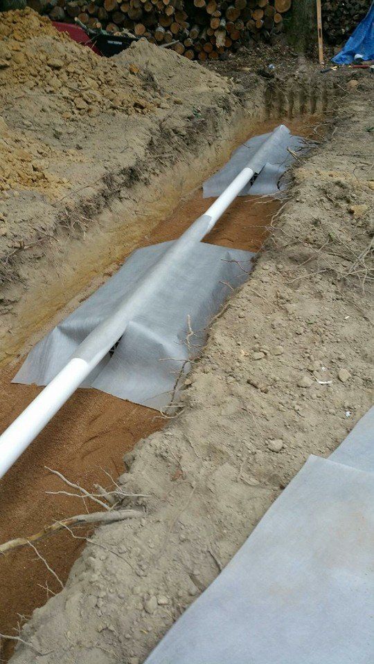 Pipe Installation In Progress — Statham, GA — Affordable Septic Service