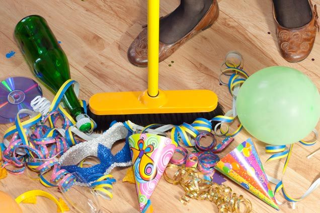 Parties/Event cleanup 