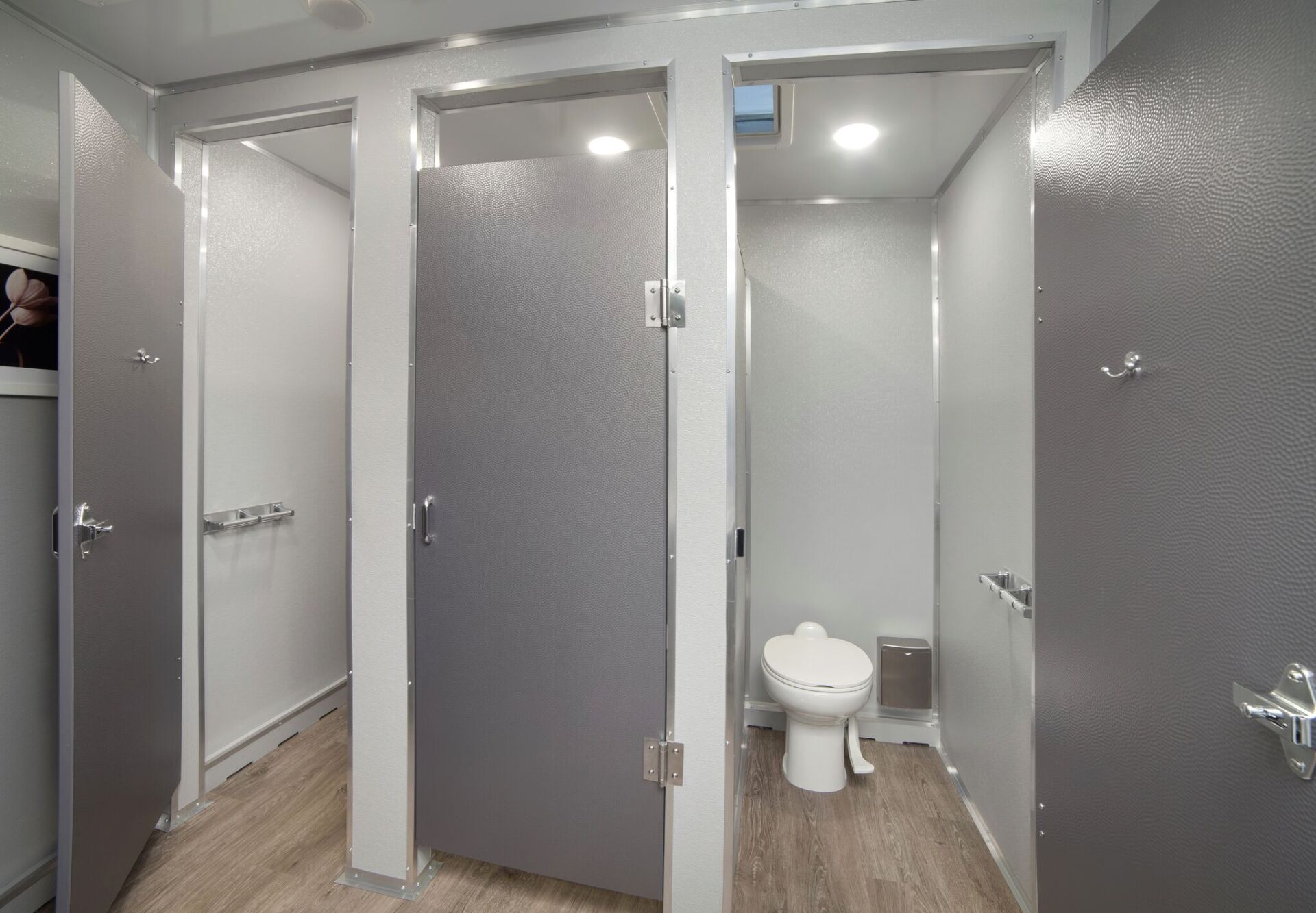 Commercial Class Restroom Open Door — North Jackson, MS — Gotta Go Site Service Rentals