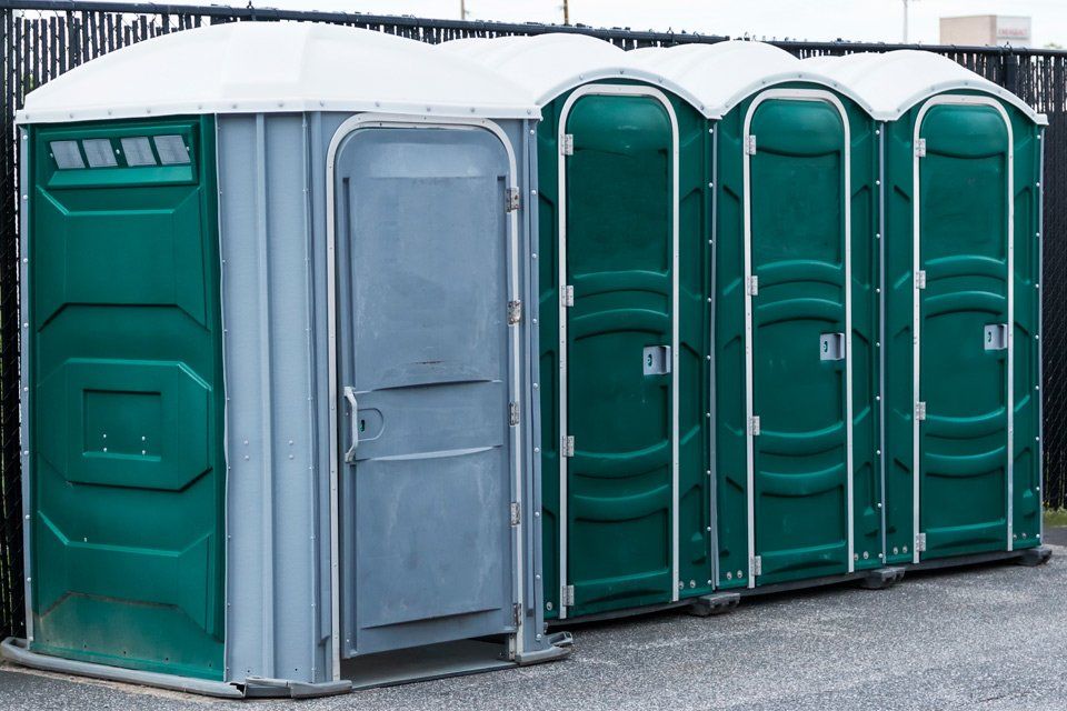 Portable Toilet — A Row Of Portable Bathroom in Jackson, MS