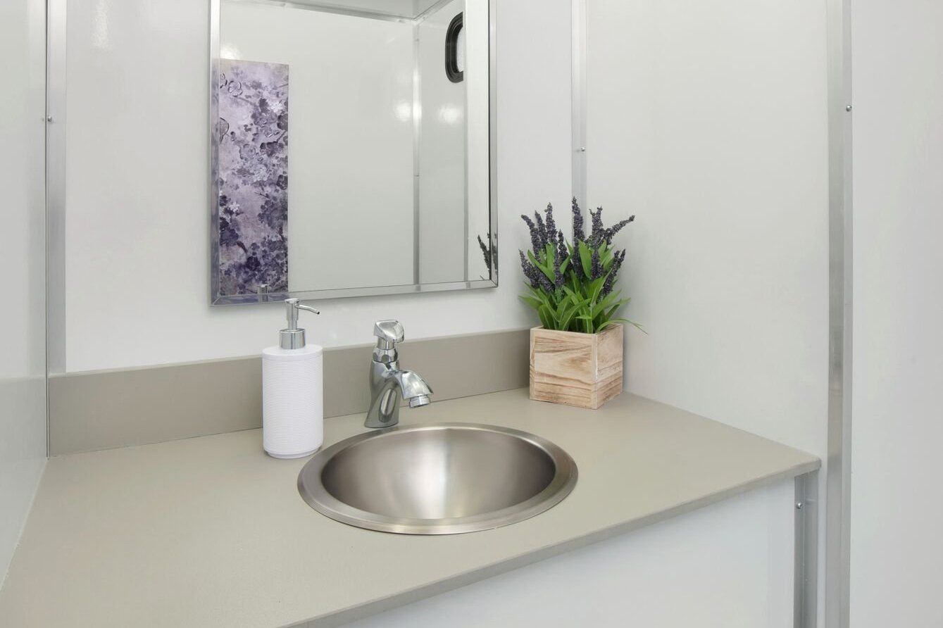 Essential Class Comfort Room Sink — Jackson, MS — Gotta Go Site Service Rentals