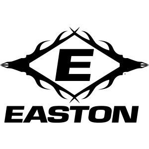 Easton logo with black stylized emblem and bold text on white background