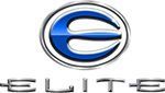 Blue and silver Elites logo with a stylized e emblem and the word “ELITES” underneath