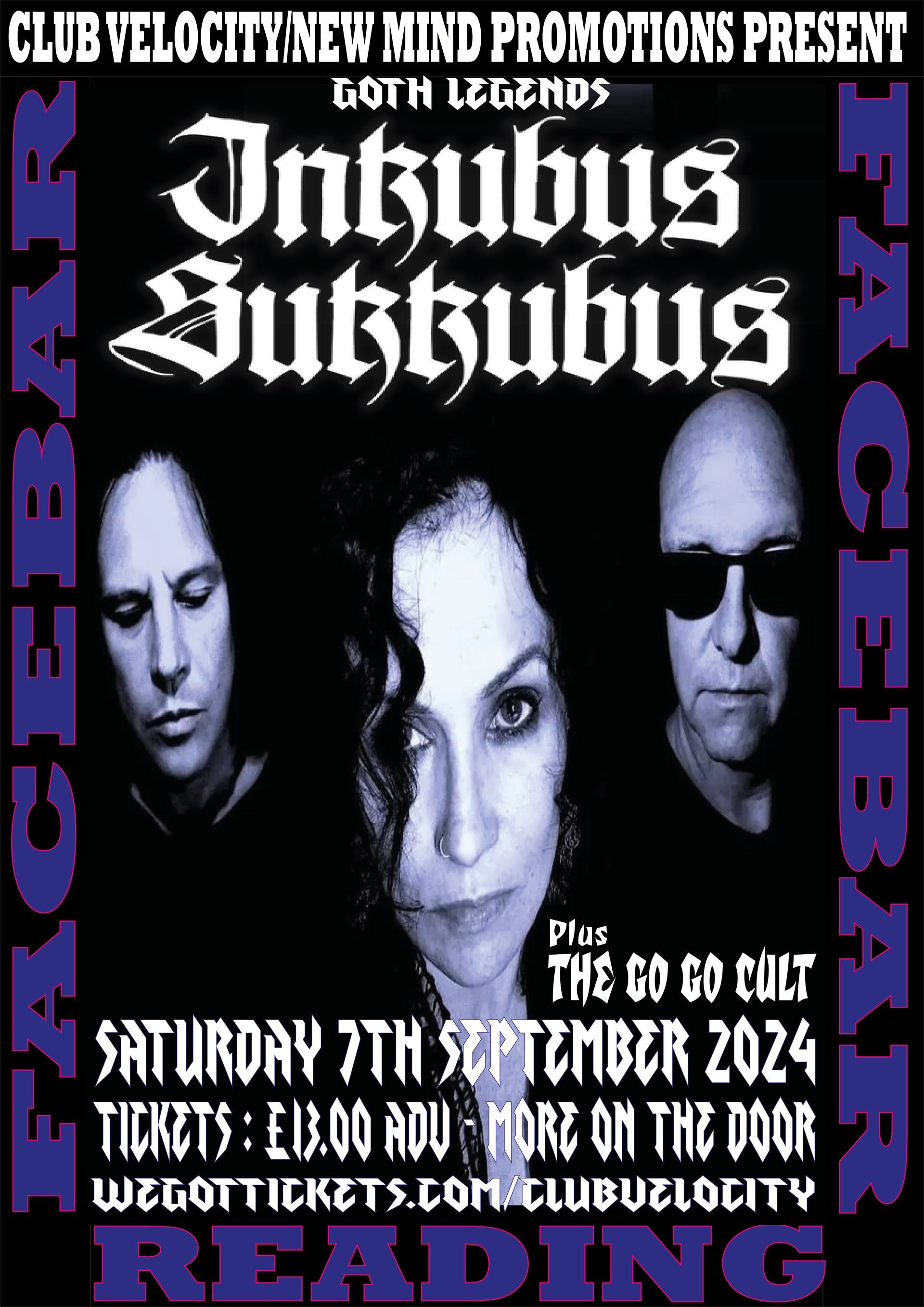 A poster for inkubus subkubus on saturday september 7th