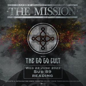 A poster for the mission with the go go cult