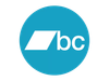 The bandcamp logo in a blue circle on a white background