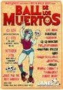 A poster for a ball de los muertos roller skating event.