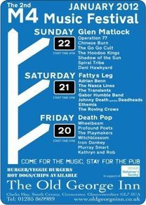 A poster for the 2nd m4 music festival