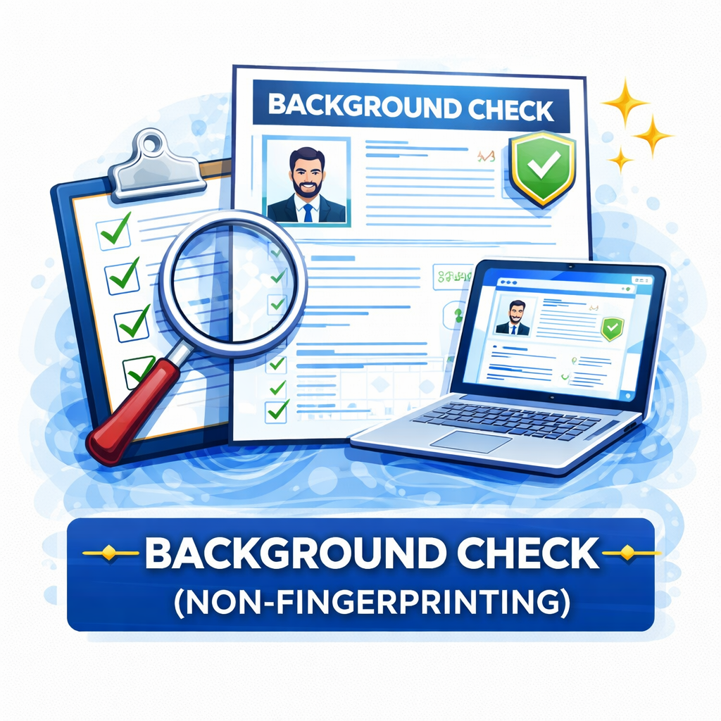 Background check services without fingerprinting for employment and screening in Frisco, Texa,s and DFW