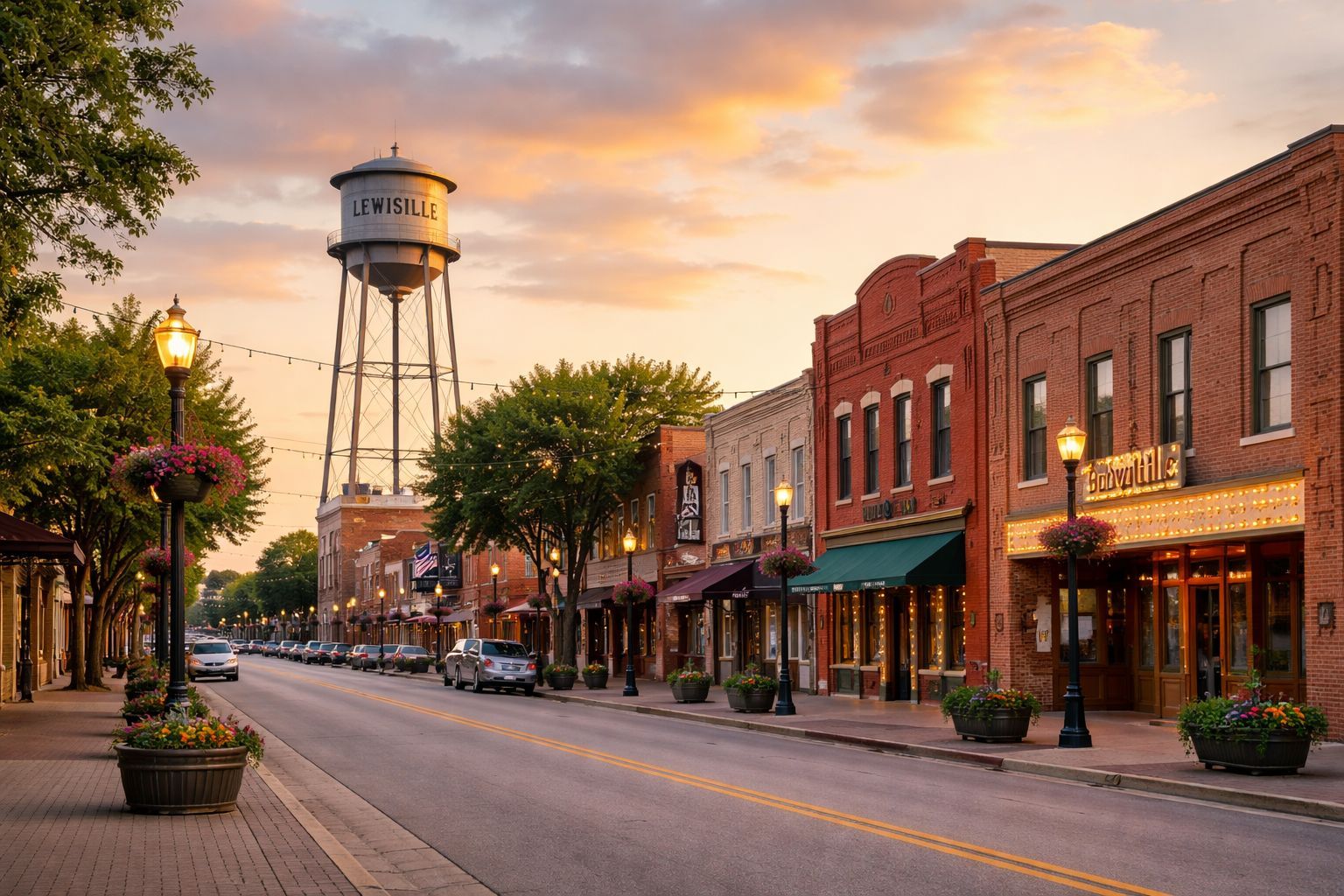 Fingerprinting services near Old Town Lewisville, Texas, representing the local service area in Denton County
