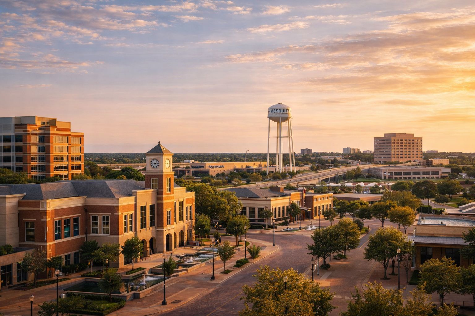 Fingerprinting services near Mesquite, TX, representing the local service area