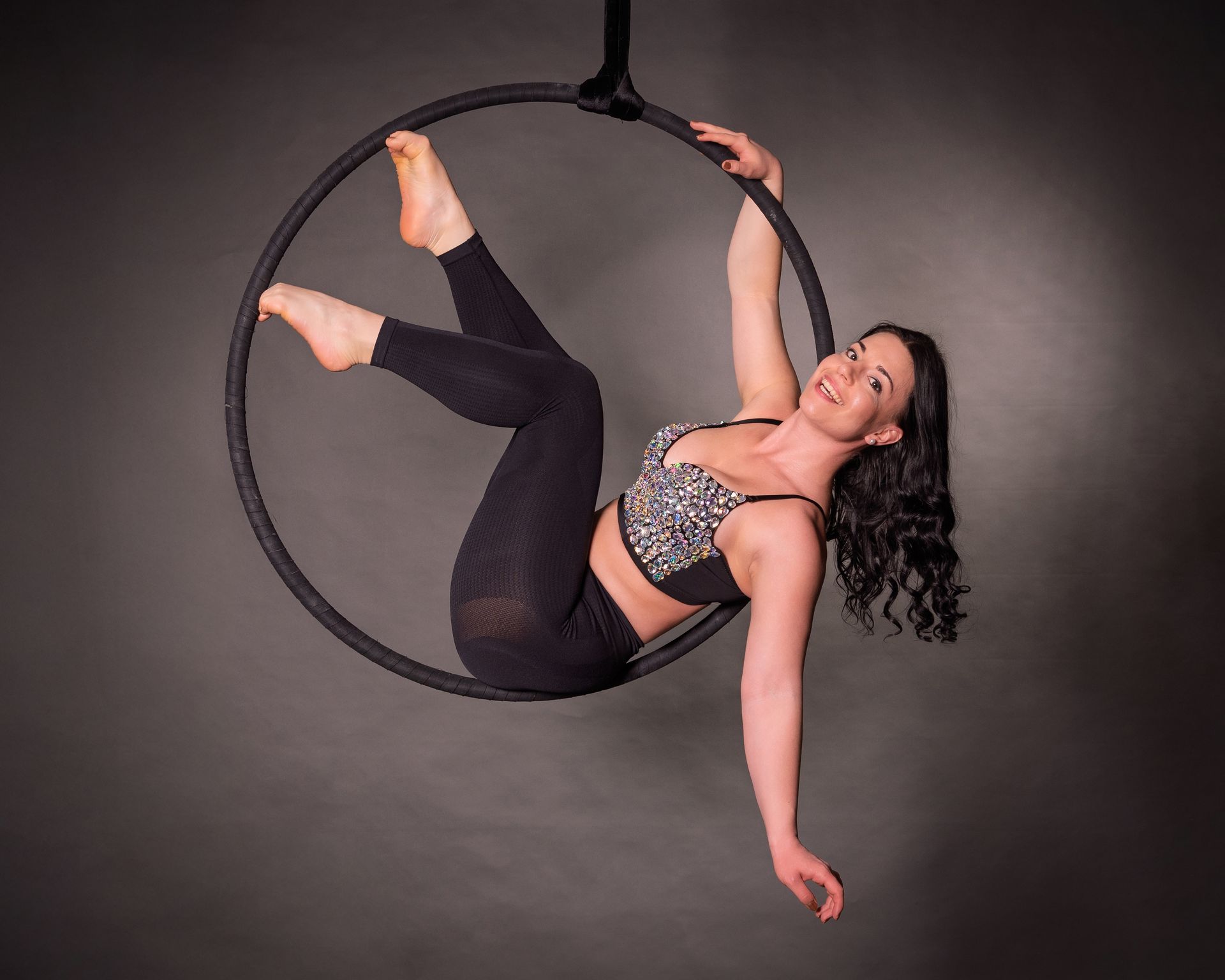 Julia Fotoshooting Aerial Hoop