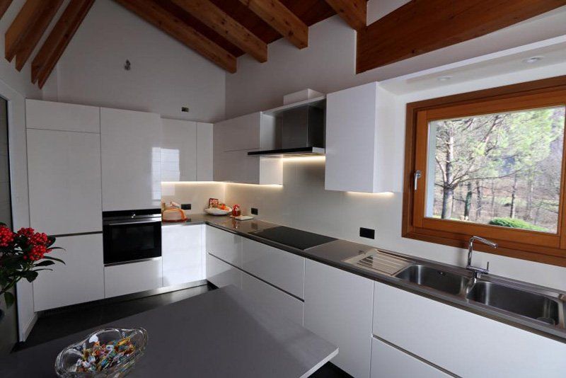 arredamento per cucina in mansarda