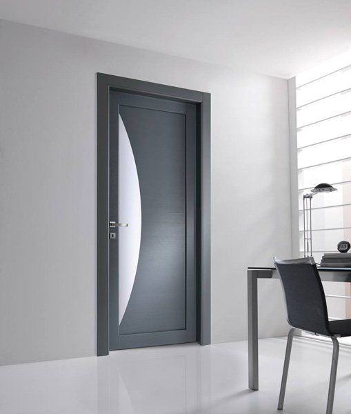 porta per interno con effetto nero
