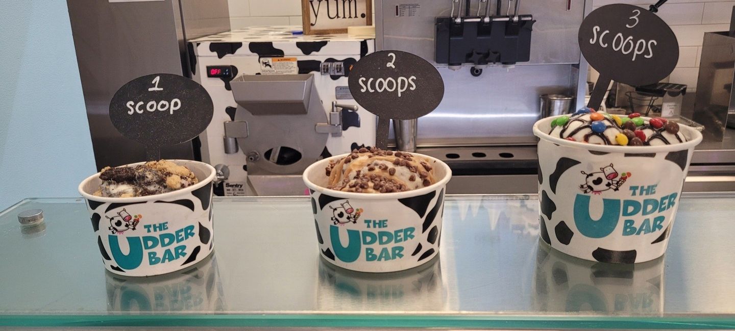 The Udder Bar Serving Premium Ice Cream