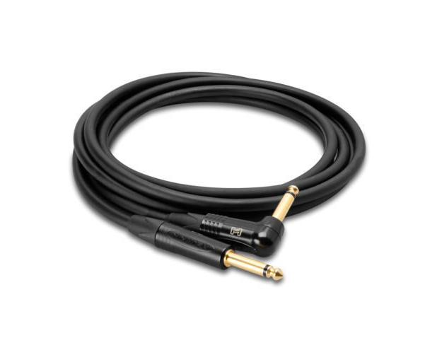 HosaTechnology Straight to Right-angle Guitar Cable,Top City Music. Topeka