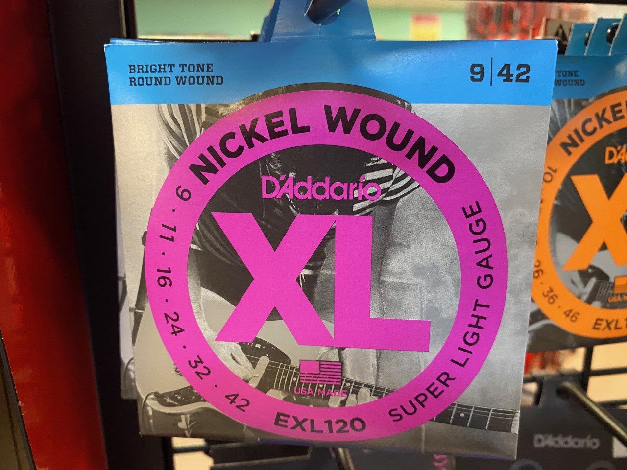 D'Addario Nickel Wound Electric Guitar Strings