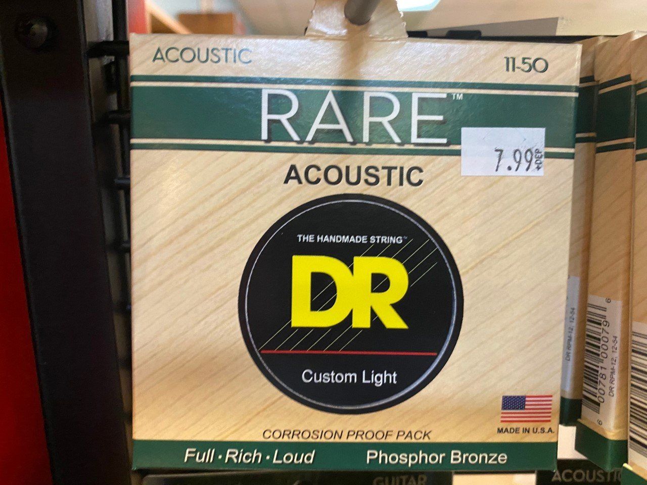 DR Rare Acoustic Guitar Strings
