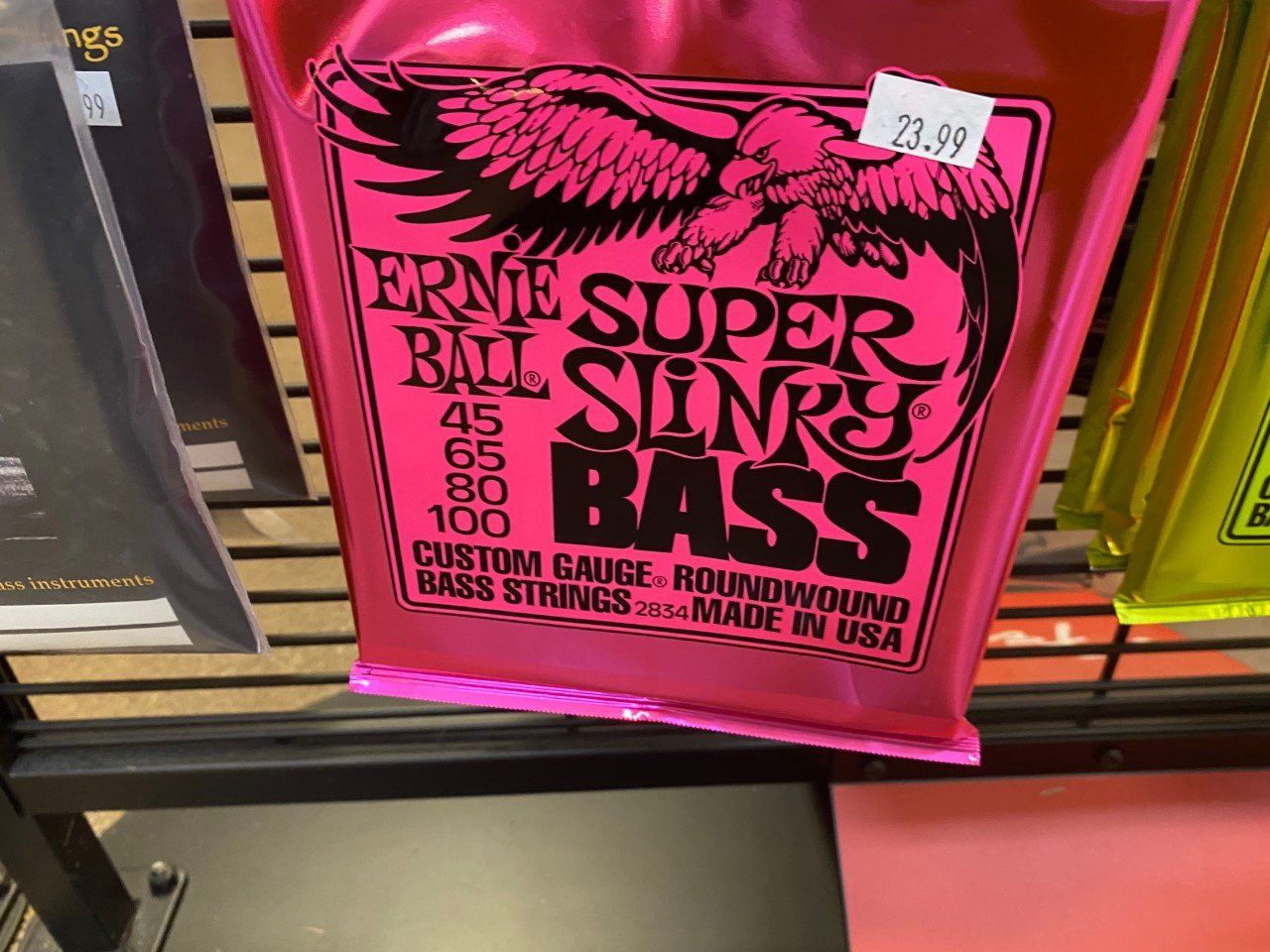 Ernie Ball Regular Super Slinky Bass Guitar Strings