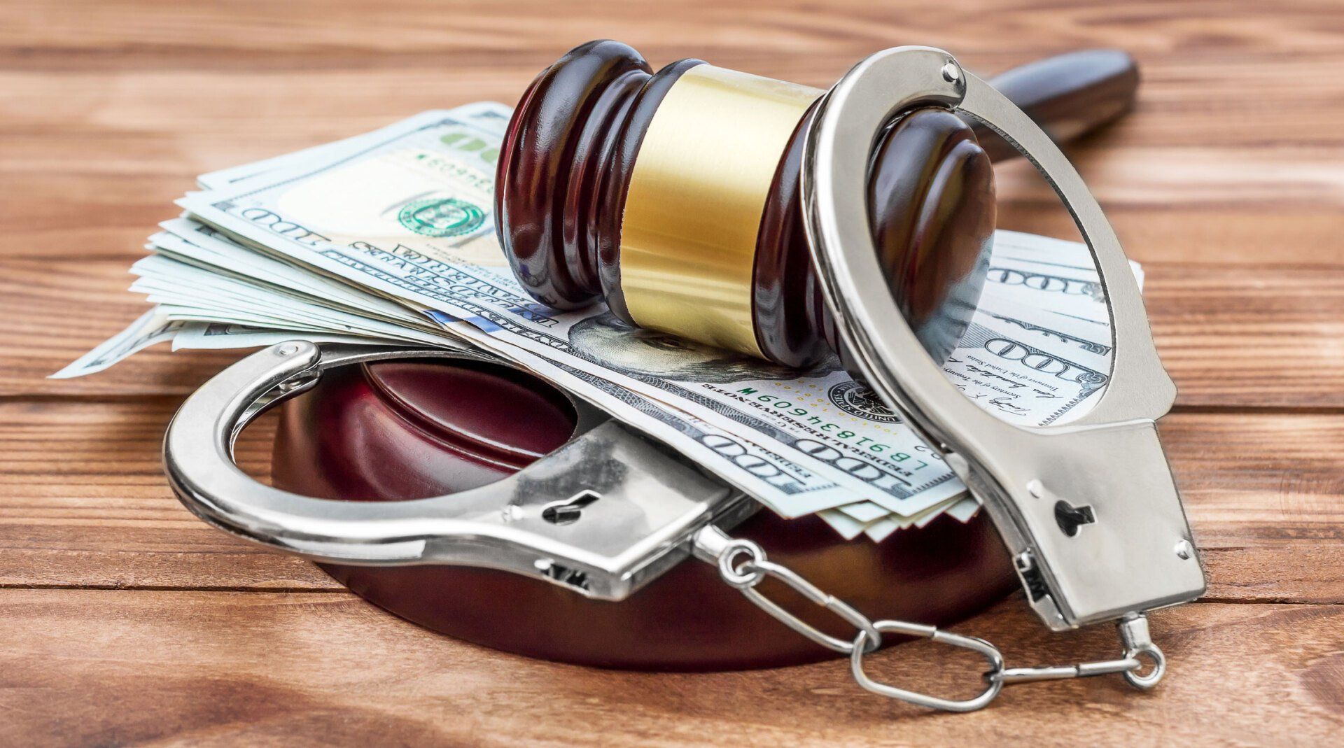 Money, Gavel and Handcuffs — Gregg County, TX — American Bail Bonds