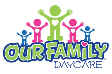 The logo for our family daycare shows a group of people standing next to each other.